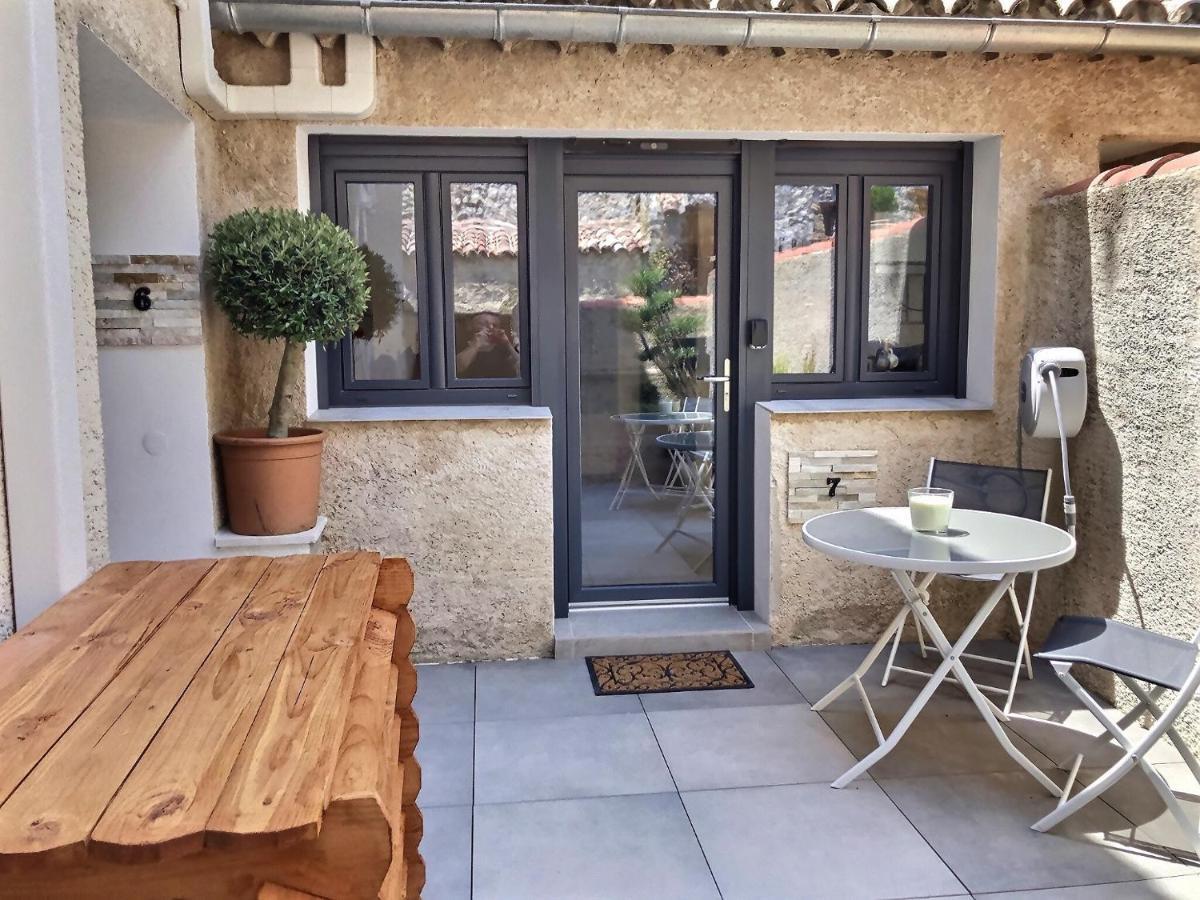 Ferienwohnung Studio Tout Confort, Terrasse, Calme Moustiers #7 Exterior foto