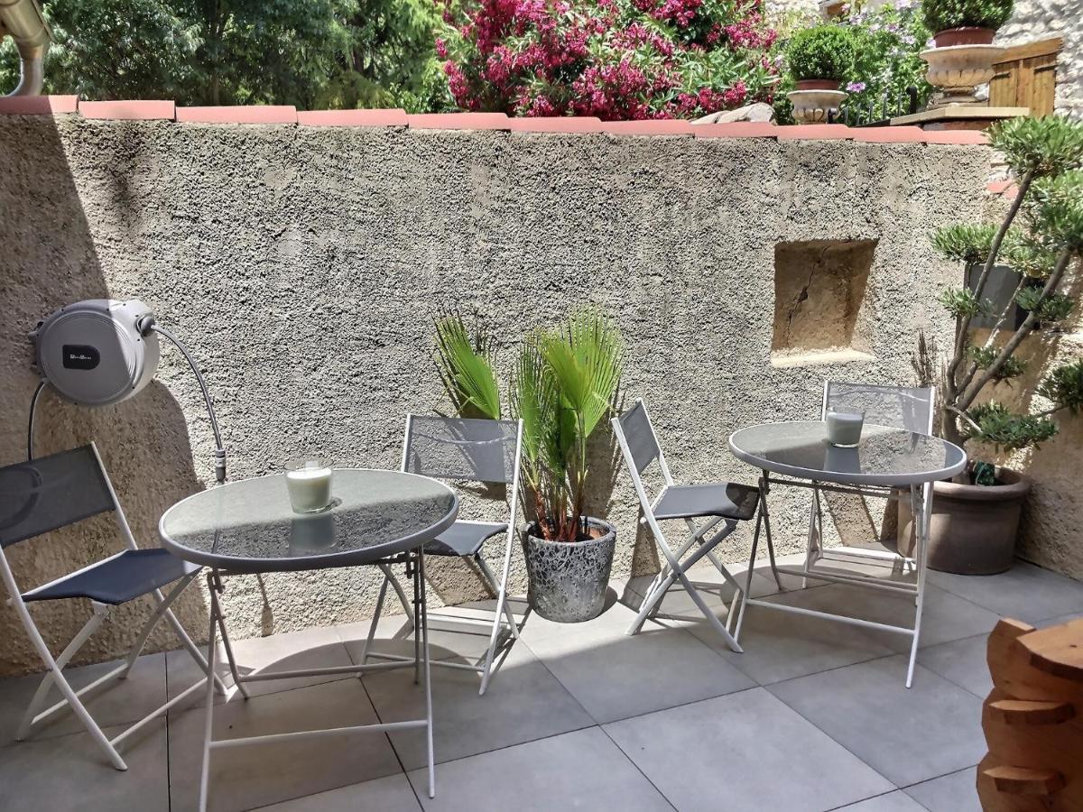 Ferienwohnung Studio Tout Confort, Terrasse, Calme Moustiers #7 Exterior foto